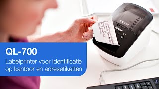 Brother QL700  Labelprinter voor identificatie op kantoor en adresetiketten [upl. by Rosmunda]