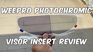 WeePro Photochromic Visor Insert Review [upl. by Aldercy]