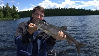 Lake Kipawa fishing trip July 2014 [upl. by Einhpets924]