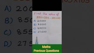 Find Answer Algebra Maths Previous Questions tetmaths maths rrbntpc [upl. by Harlan]