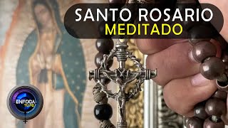 Santo ROSARIO  Misterios Gozos Meditados  Recemos Juntos como Iglesia Militante [upl. by Riki232]