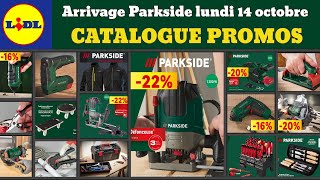 catalogue LIDL Parkside lundi 14 octobre 2024 ✅ Arrivage bricolage parkside 🔥 Promos deals Crivit [upl. by Kalil]