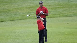 Charlie Woods son of Tiger shoots 81 in US Open local qualifier and fails to advance [upl. by Riplex]