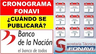 NUEVO CRONOGRAMA ENERO OFICIAL FONAVI CONOCE QUIENES SERAN LOS NUEVOS FONAVISTAS A COBRAR [upl. by Eruza]