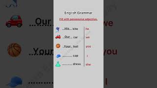 English Grammar  Possessive adjectives  For kids and beginners [upl. by Lyndsie]