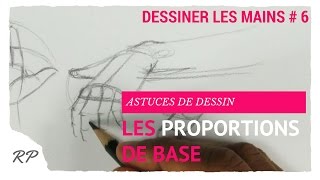 Dessiner une main dimagination  les astuces de proportion à connaître [upl. by Ronnholm90]