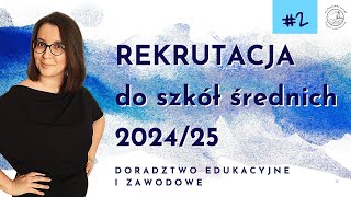 Rekrutacja do szkoły średniej 2024 [upl. by Jedthus595]