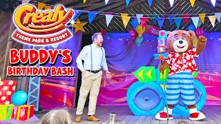 Buddys Birthday Bash at Crealy Theme Park and Resort July 2024 4K [upl. by Lynd]