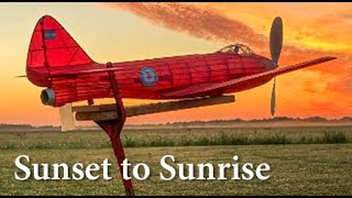 Three Flights  Sunset to Sunrise  27quot Pulqui  Model Airplane [upl. by Downes]