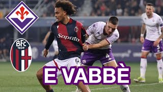 BOLOGNA vs FIORENTINA 20 Non c’è gioco [upl. by Aihsekram]