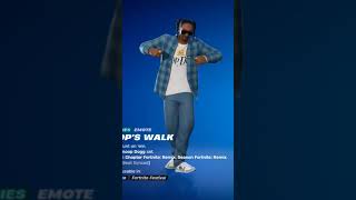 FORTNITE x SNOOP DOGG CRIP WALK EMOTE [upl. by Eremaj]