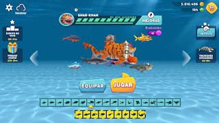 Hungry shark evolution shar khan gameplay [upl. by Anirb974]