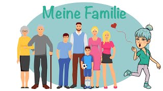 Meine Familie  Die Familie  Deutsch lernen  German Family  Almanca Aile [upl. by Fine]