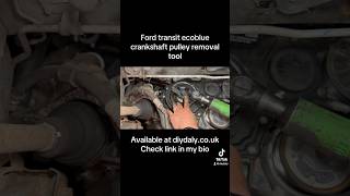 Ford transit ecoblue crankshaft pulley removal tool in action available on my YT store [upl. by Aggi624]