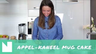 Koken met Foodieness Afl 1 Appelkaneel mug cake [upl. by Lathrope]