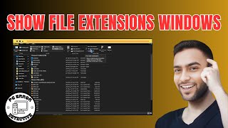 How to Show File Extensions Windows 10 [upl. by Suoirrad619]