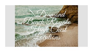 ✨Royale High Diamond Beach Chest Locations✨ [upl. by Esbensen]