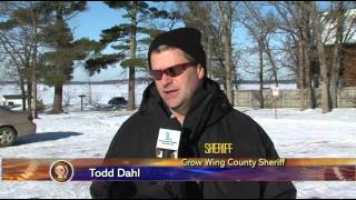 Ice Tested for Brainerd Jaycees Ice Fishing Extravaganza  Lakeland News at Ten  January 10 2013 [upl. by Inoek]