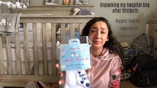 Unpacking My Hospital Bag After Stillbirth [upl. by Ditter]