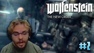 SEEING DEATHSHEAD FOR THE FIRST TIME  Wolfenstein The New Order Part 2 [upl. by Senn315]