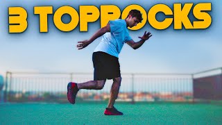 3 Easy BREAK DANCE Toprocks for Beginners [upl. by Blair679]