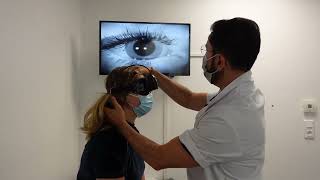 Examen clinique recherche dun nystagmus  Dr Levy [upl. by Anivek]