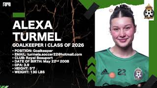 Alexa Turmel 2024 Soccer Highlights [upl. by Butterfield919]