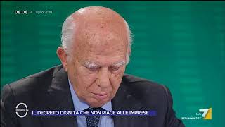 Omnibus  Il Decreto Dignità che non piace alle imprese Puntata 04072018 [upl. by Madlin]