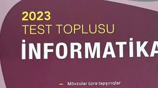 İnformatika Test Toplusu Cavabları 2023 DİM [upl. by Matazzoni]