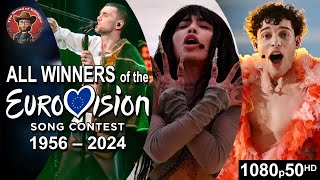 All Winners 🥇 of the Eurovision Song Contest 19562024 [upl. by Mayman]