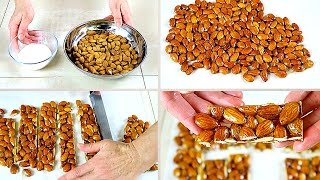 CROCCANTE DI MANDORLE ricetta facile e veloce  Almond Brittle easy recipe [upl. by Adaval431]