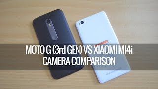 Moto G 3rd Gen vs Xiaomi Mi4i Camera Comparison  Techniqued [upl. by Joo]