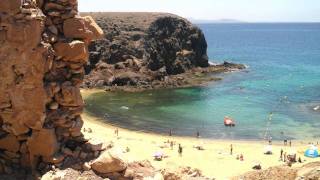 Playa Papagayo Lanzarote in HD [upl. by Sirrad]