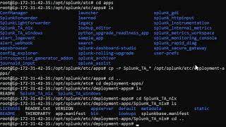 Basic setup of a Splunk Deployment Server to push out technology addons and custom apps [upl. by Azzil430]