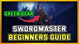 Complete Beginners Guide to Swordmaster in Dungeonborne  This Class DOMINATES with Green Gear [upl. by Clawson]