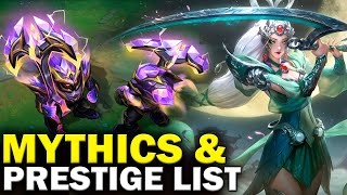 Prestige Mythic Skins amp Shop Rotation 2024  League of Legends [upl. by Yecnay]