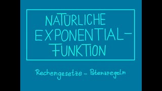 12 Exponentialfunktion Rechenregeln Potenzgesetze [upl. by Holloway]