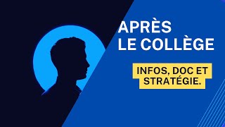 APRES COLLEGE Docs et infos [upl. by Cozza363]