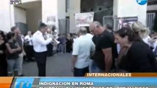 Italia así fue el lujoso funeral de un capo de la mafia en Roma 21082015 [upl. by Anya]