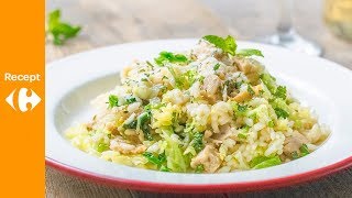 Risotto met plantaardige kip en groene kool [upl. by Gerek929]