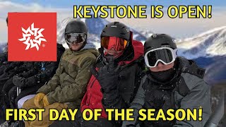 Opening Weekend at Keystone  First Ride of the Season [upl. by Ecirtal]