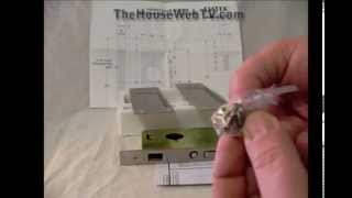 Heavy Duty Mortise Dummy Pocket Door Lock [upl. by Htebazileyram]