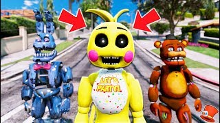 NEW HORROR TOY CHICA ANIMATRONIC GTA 5 Mods FNAF RedHatter [upl. by Sal]