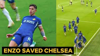 Enzo Fernandez scored first Premier League goal for Chelsea vs Brighton [upl. by Aridatha]