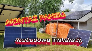 DIY Montaż Paneli Fotowoltaicznych – Dodaję Dodatkowe Ogniwa i Zwiększam Moc Systemu [upl. by Casteel]