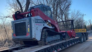 New To Us Skidsteer  Takeuchi TL12 V2  Fecon Mulcher Head [upl. by Hsirrehc]