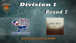 Atlasbasket  Div 1Round 7  ΑΠΡΟΣΑΡΜΟΣΤΟΙ vs GLORY ROAD [upl. by Nagey459]