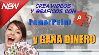 Como hacer Videos y Gráficos con PowerPoint Y Ganar Dinero [upl. by Ludly]