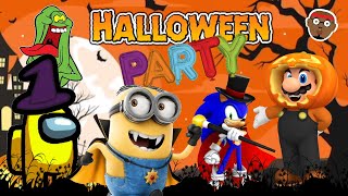 Halloween Brain Break Party  Would you Rather amp Halloween Run  Phonicsman Fitness Halloween [upl. by Ardnuasac]