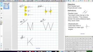 Parallel and Perpendicular Lines Grade 7 Nelson Chapter 7 121011mov [upl. by Koressa215]